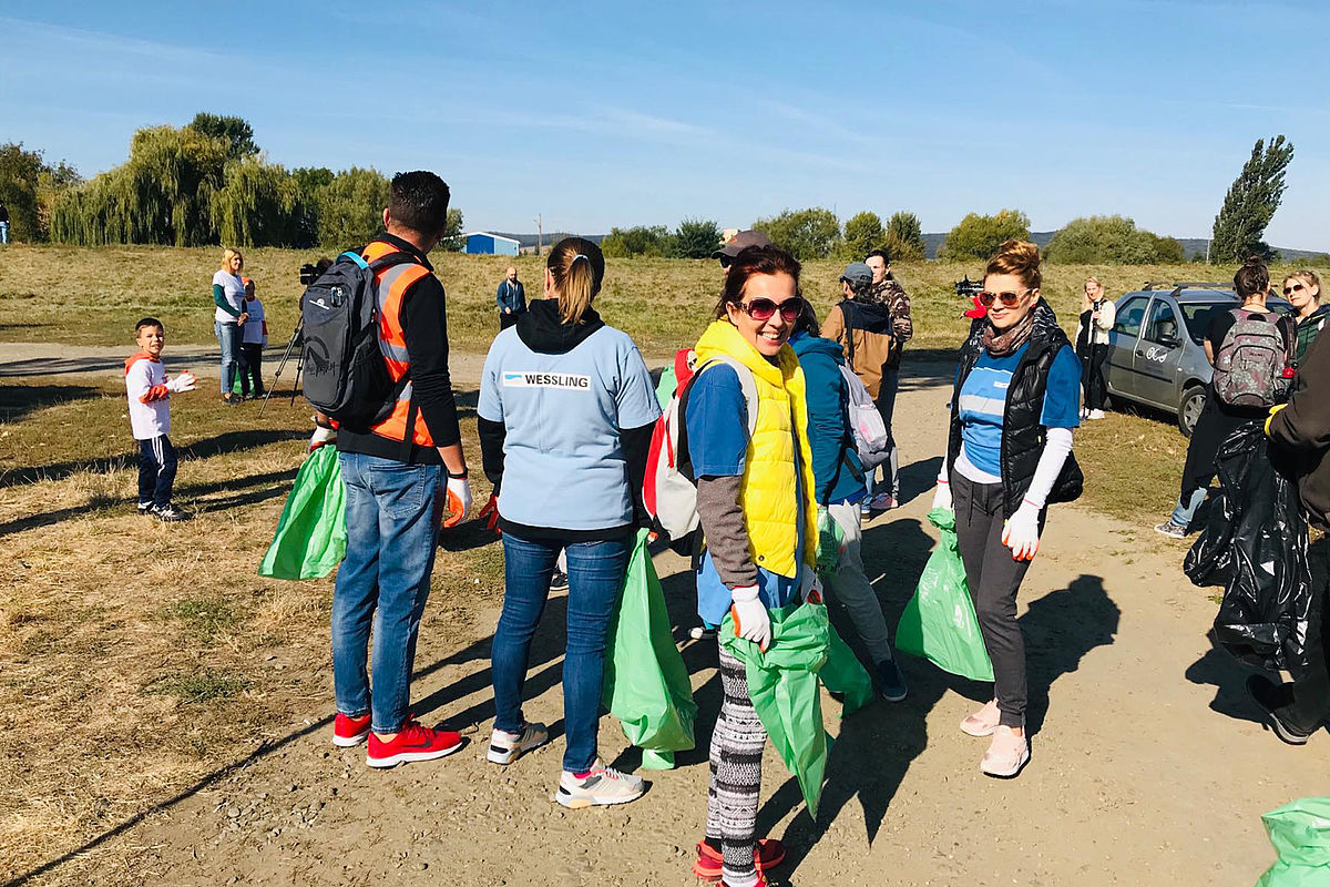 World Cleanup Day WESSLING Romanian team