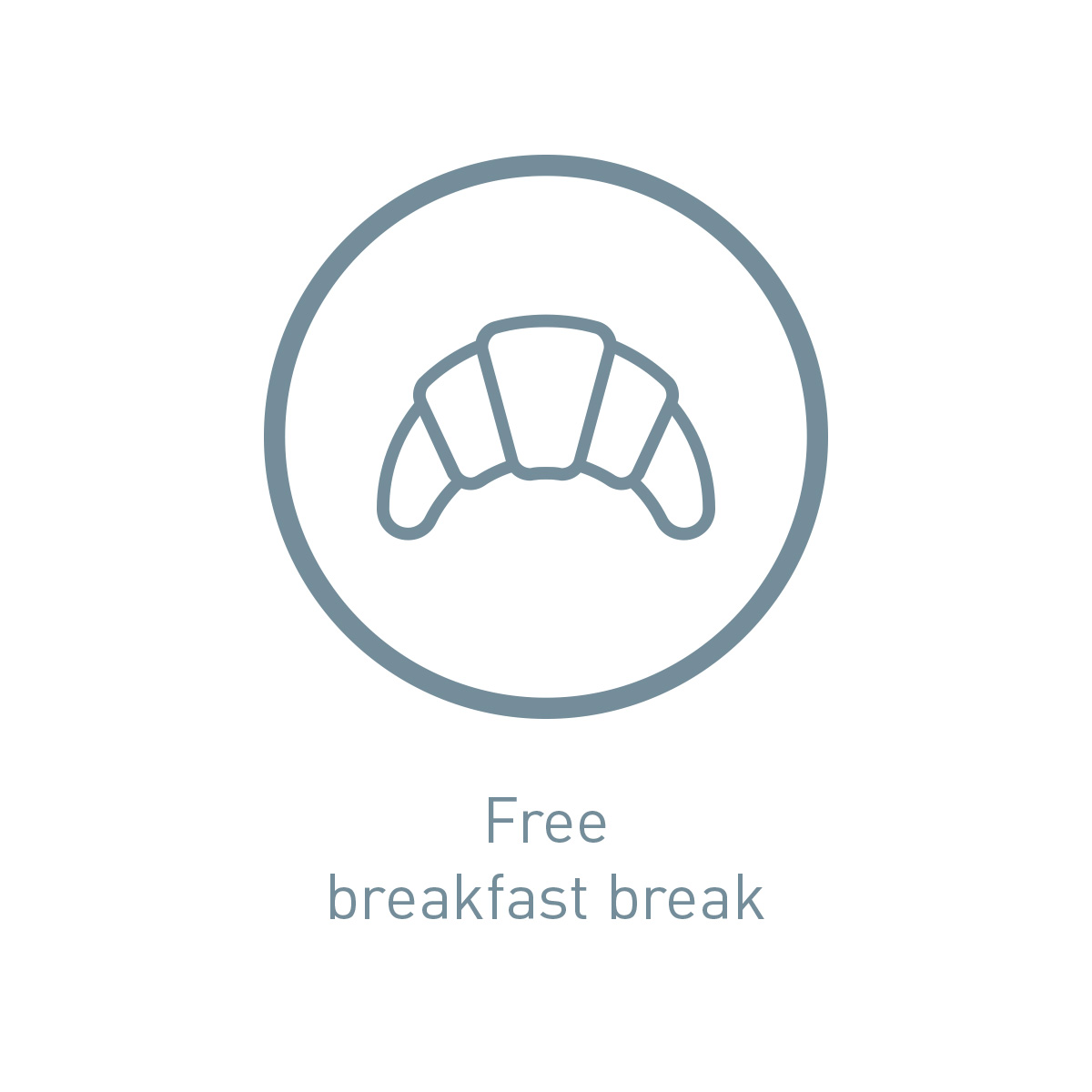 Icon free breakfast break